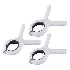 E.dot 曬衣防風防滑棉被夾, 穩固耐用, 小款, 3入組, 藍色, 1組