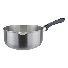 CLARE 白金鋼316雪平鍋 單柄湯鍋, 16cm, 銀色, 1個