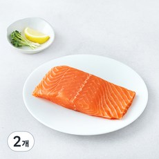 모위 노르웨이산 프리미엄 생연어 횟감용 (냉장), 2개, 250g