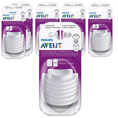 PHILIPS 飛利浦 AVENT 新安怡 密封墊 適用於牛奶/食物儲存, 6個