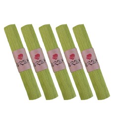 MaDaKkuMi 彩色皺紋牛皮紙 25 x 250cm 09 深綠色, 1色, 5個