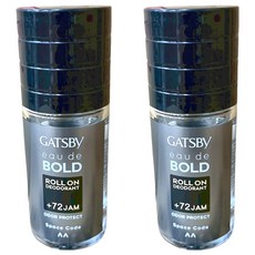 GATSBy 止汗體香滾珠 夜幕迷慾, 50ml, 2個