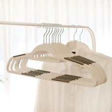 White Rabbit 防滑衣架, 巨白+灰（墊肩）, 30個