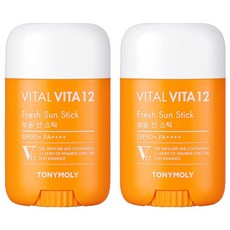 토니모리 바이탈 비타12 보송 선스틱 SPF50+ PA++++, 22g, 2개