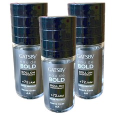 GATSBy 止汗體香滾珠 夜幕迷慾, 50ml, 3個
