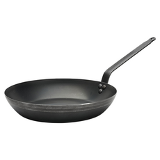 de Buyer 畢耶 電磁爐不適用 輕礦藍鐵系列 單柄平底鍋, 32cm, 1個