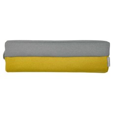 KOKUYO 國譽 雙層分類收納筆袋 - 可收納約15支筆, 黃灰, 1個