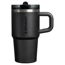STANLEY 台灣公司貨 防漏吸管隨手杯 2.0, 消光黑, 1個, 590ml