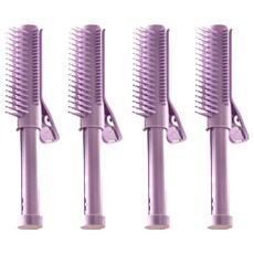 伸縮型口袋造型梳 顏色隨機 迷你便攜 多種髮型適用 隨時保持最佳狀態, 2組