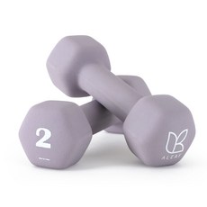 아리프 네오프렌 선인장 아령, 2kg, 2개