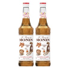 MONIN 莫寧 海鹽焦糖風味糖漿, 700ml, 2瓶