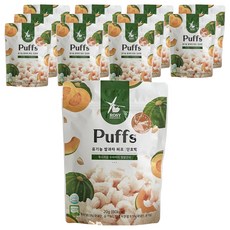 로지오가닉 유기농 쌀과자 시작 퍼프, 단호박, 20g, 12개