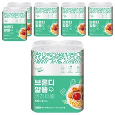 blondy 超值天然紙漿廚房紙巾, 130張, 24個