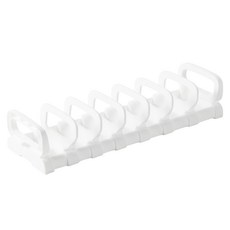 U-mop 月牙插碟架 適用6-8個盤子 白色, 1組