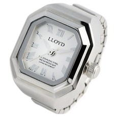 Lloyd 女性金屬手錶戒指 LL2G25CO1ISS + 購物袋