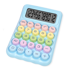 모더너리 레트로 기계식 계산기, 스카이 블루, 1개