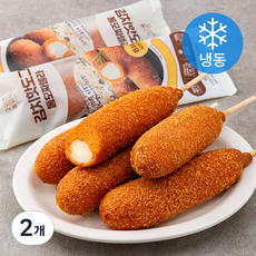 오늘의간식 김치핫도그 통모짜렐라 (냉동), 120g, 5개입, 2개