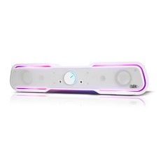 브리츠 레인보우 게이밍 사운드바 스피커, BZ-SL10, 화이트