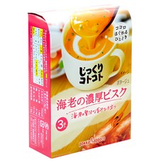 Pokka Sapporo 濃湯 濃厚海老風味 (3入) 日本原裝進口 輕巧獨立包裝, 51.9g, 1盒