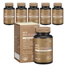 뉴트리코어 NCS 면역엔 그린 프로폴리스, 60정, 6개