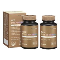 뉴트리코어 NCS 면역엔 그린 프로폴리스, 60정, 2개