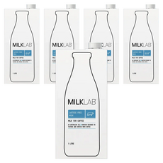 MILKLAB 無乳糖牛奶 100%澳洲純淨乳源, 1L, 5瓶