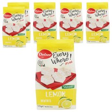 檸檬威化餅, 6包, 125g