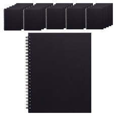 DANSOON 線圈筆記本 A5, 黑色, 28個