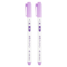 Clover 可樂牌 水性消失筆 極細 CL24-418, 紫色, 2支