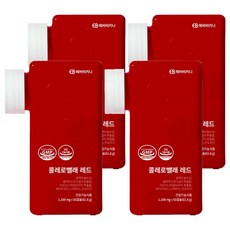 에버비키니 콜레로뺄래 레드 다이어트 보조제 61.6g, 56정, 4개