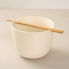 해피정 팝픽스 면기 1400ml 세트, 베이지, 1세트