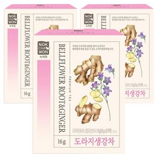 NOKCHAWON 綠茶園 桔梗薑茶, 0.8g, 20入, 3個