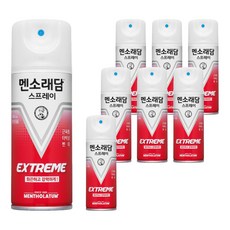 멘소래담 익스트림 핫 스프레이파스 에스 180ml, 1개입, 8개