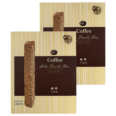 口福不淺 咖啡千層棒, 120g, 2盒