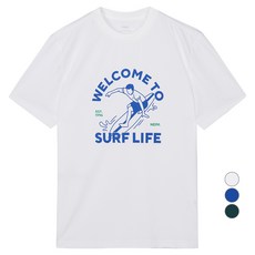 네파 남녀공용 서프 라이프 반팔 라운드티 7ID5366