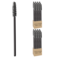 LASH LOUNGE 迷你縫隙清潔刷 均碼 50支, 黑色, 2包