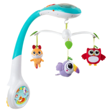 chicco 魔法森林動物旋轉音樂鈴 42 x 40 x 32cm, 魔法森林動物旋轉音樂鈴 多色, 1個