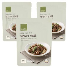 ORGA 제대로 차리는 한끼 돼지고기 장조림, 3개, 200g