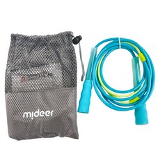 mideer 兒童專業競速跳繩, 藍色, 1個