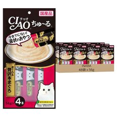 INABA CIAO 啾嚕 肉泥, 鮪魚, 56g, 48袋