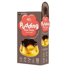 eZn 푸딩 셀프 염색제 젤형 140ml, 4.03F 우디 브라운, 1개