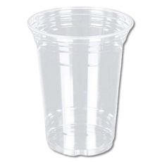 圓潤 PET 透明冰杯, 630ml, 1入, 50個