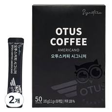 Othus 經典美式咖啡豆即溶咖啡, 105g, 2個, 50入
