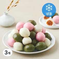 리타방앗간 바로먹는 말랑 깨송편 (냉동), 600g, 3개, 1개입