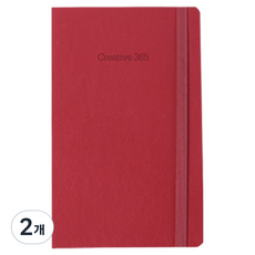 양지다이어리 2026 크리에이티브365 빈티지 위클리 2면 1주 다이어리 S, 레드, 2개