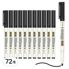 PENMAX 油性筆 粗芯 308 M, 72個, 黑色