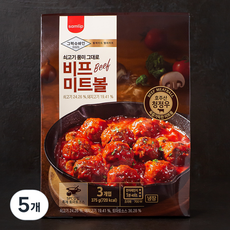 그릭슈바인 비프미트볼, 375g, 5개