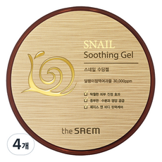 더샘 스네일 수딩 젤, 300ml, 4개