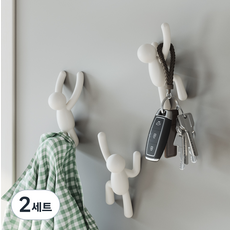 움브라 BUDDY 후크 3종 세트, 화이트, 2세트