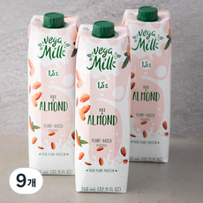 베가밀 라이스 아몬드 음료, 950ml, 9개